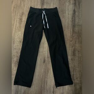 Figs Kade Scrub Pants in Black Size Small TALL.